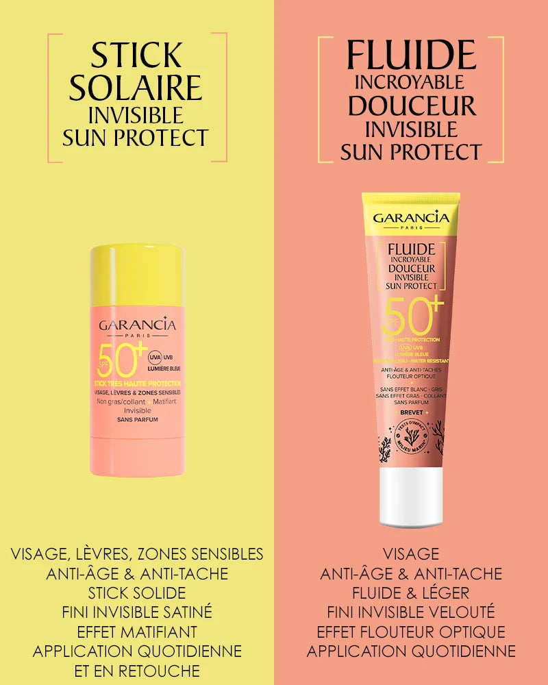 [ STICK SOLAIRE INVISIBLE ] SPF50+