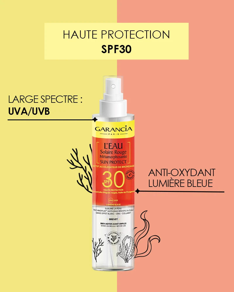 [ L'EAU Solaire Rouge Métamorphosante SUN PROTECT ] SPF30