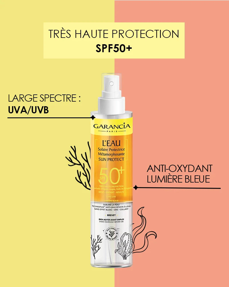 [ L'Eau Solaire Protectrice Métamorphosante SUN PROTECT ] SPF50+