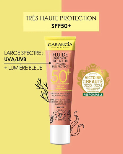 [ FLUIDE INCROYABLE DOUCEUR INVISIBLE SUN PROTECT ] SPF50+