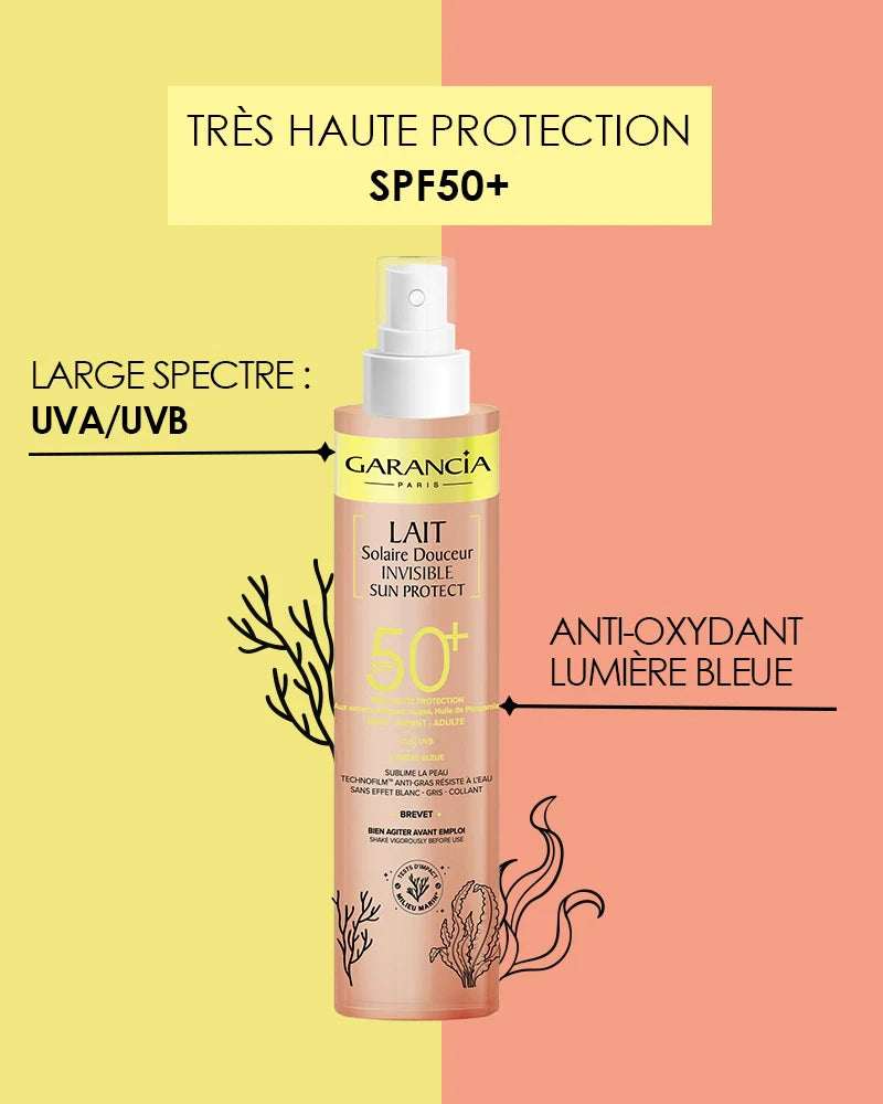 [ Lait Solaire Douceur Invisible SUN PROTECT ] SPF50+