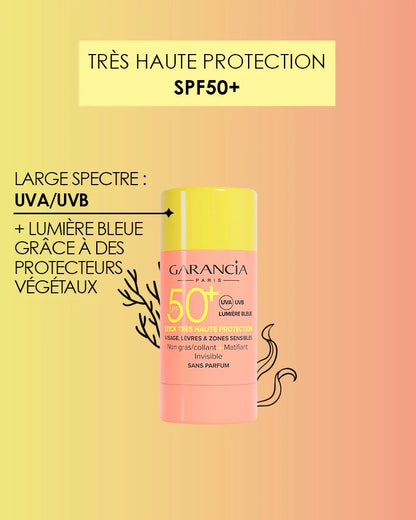 [ STICK SOLAIRE INVISIBLE ] SPF50+